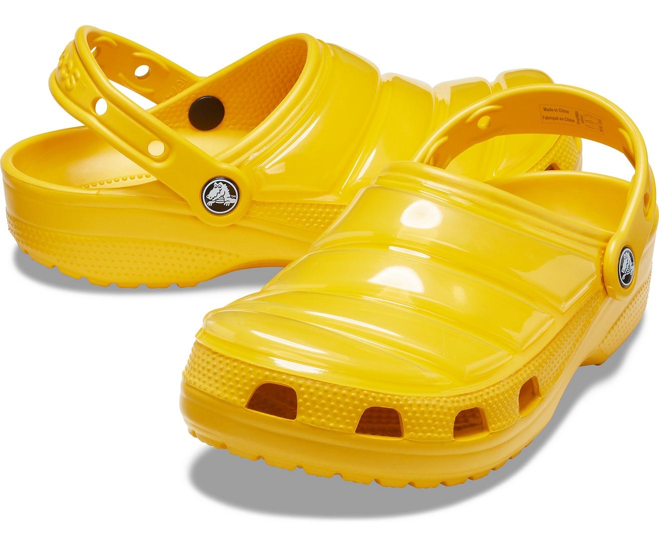 Yellow winter best sale crocs