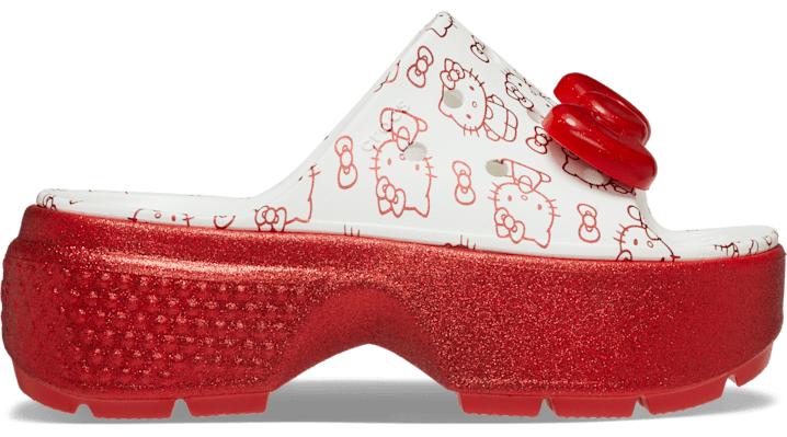 新品 Hello Kitty × Crocs Stomp Slide 23cm Crocs™ Hello Kitty Stomp Slide in Red | Lyst Canada