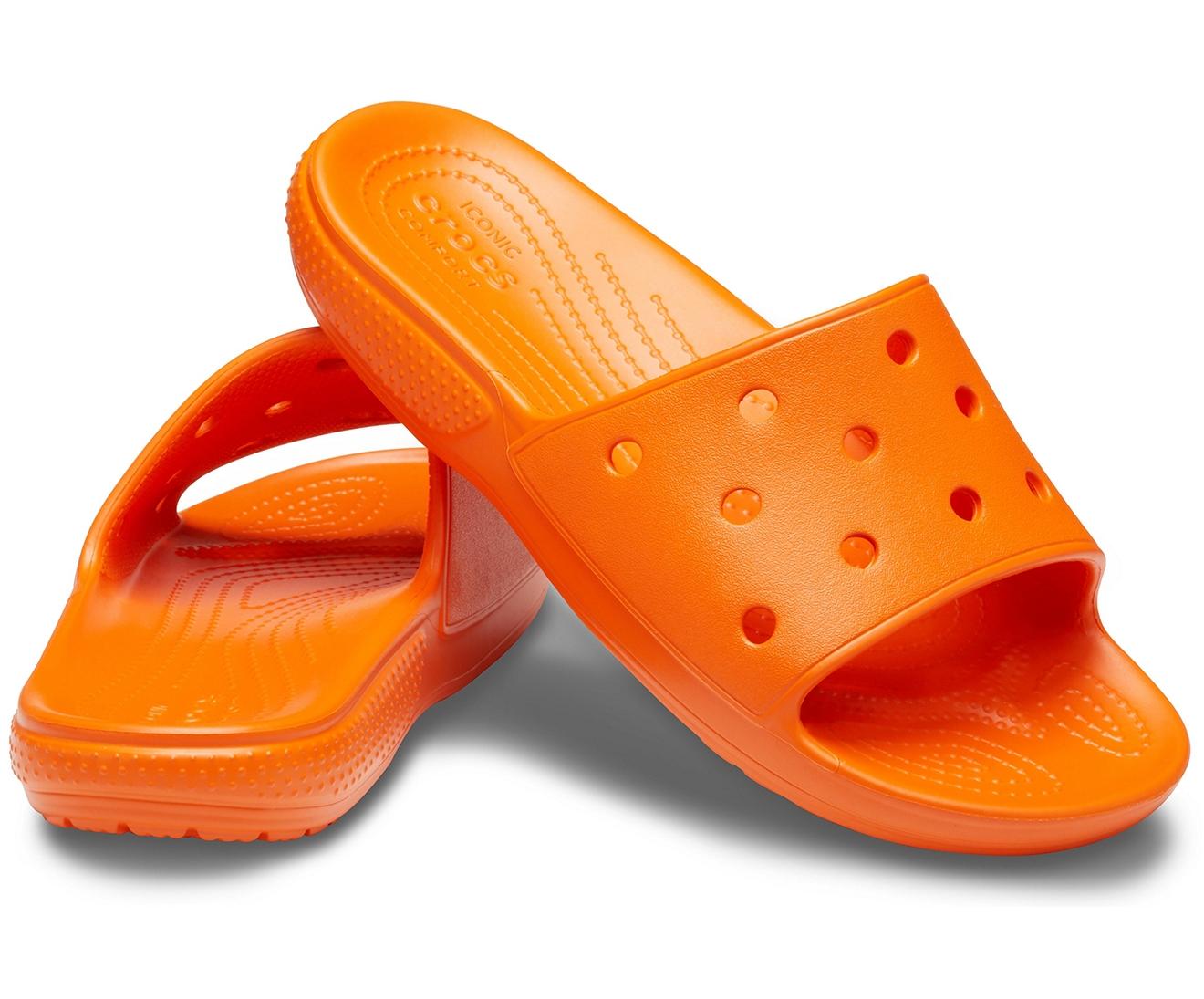 Crocs™ Orange (coral) Classic Slide | Lyst