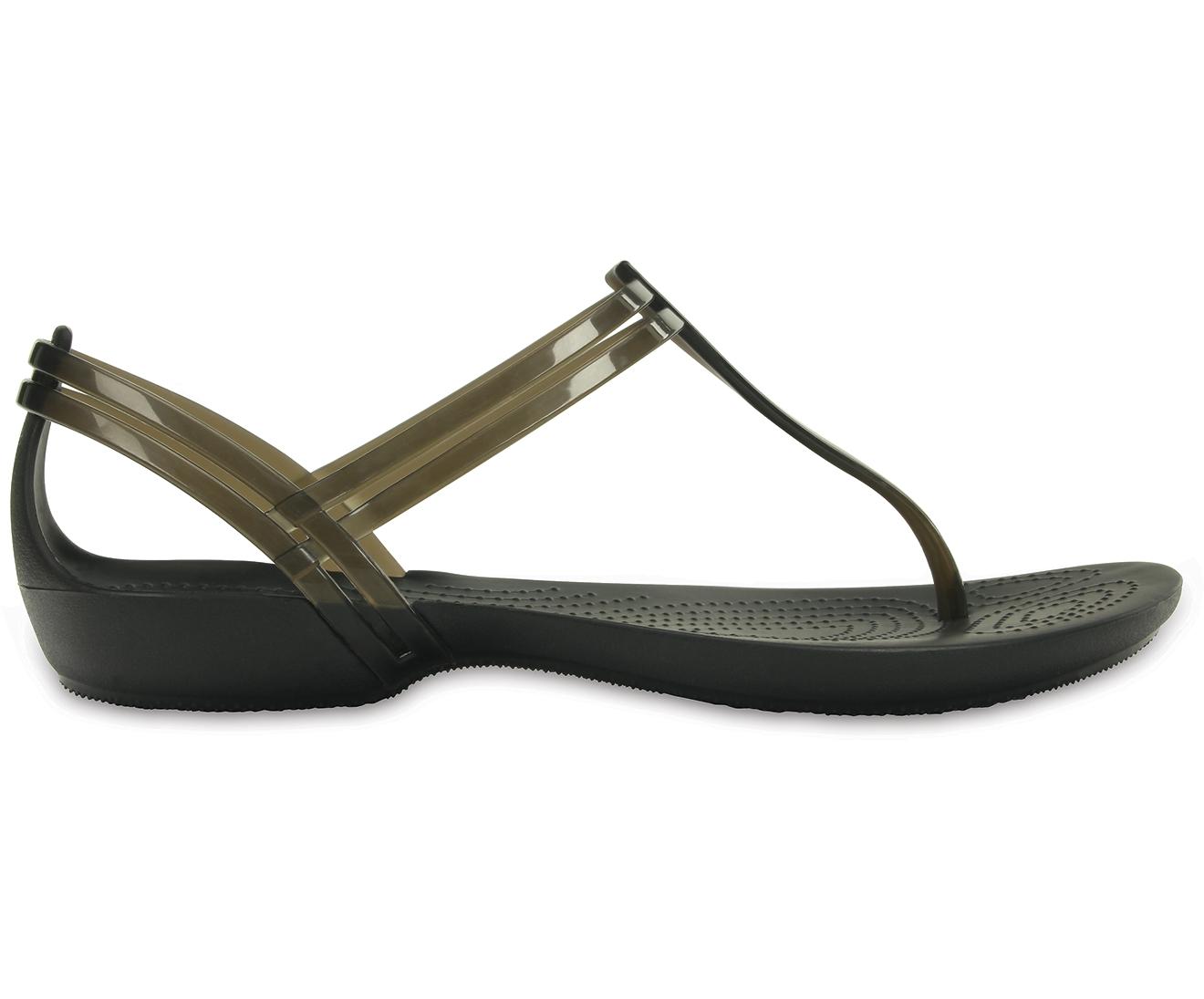 croc isabella t strap sandals