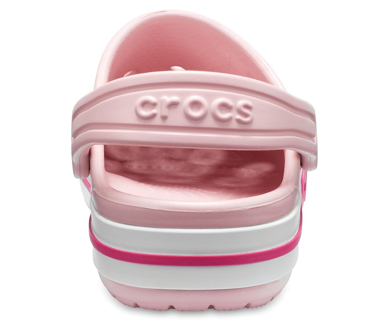 petal pink crocs