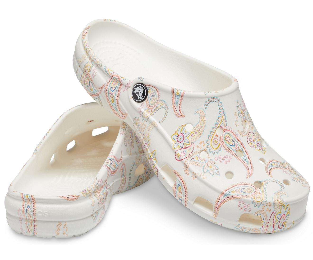 Crocs™ Freesail Florals Clog in White | Lyst