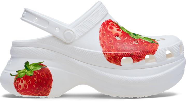 Crocs™ Bae Fresh Fruits Clog; Strawberry in Black Lyst