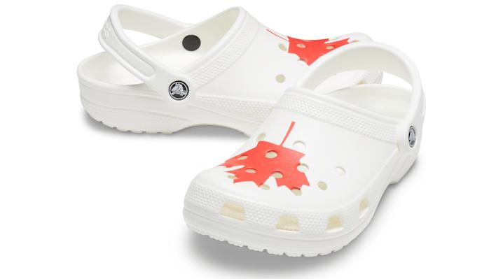 Toronto Maple Leafs Ripped American Flag Crocs Clog Shoes - Jomagift