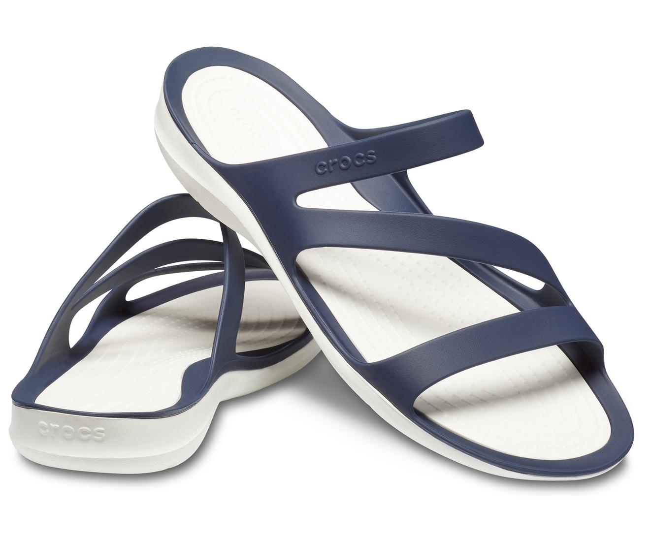 Crocs™ Swiftwater Sandal in Navy/White (Blue) - Lyst