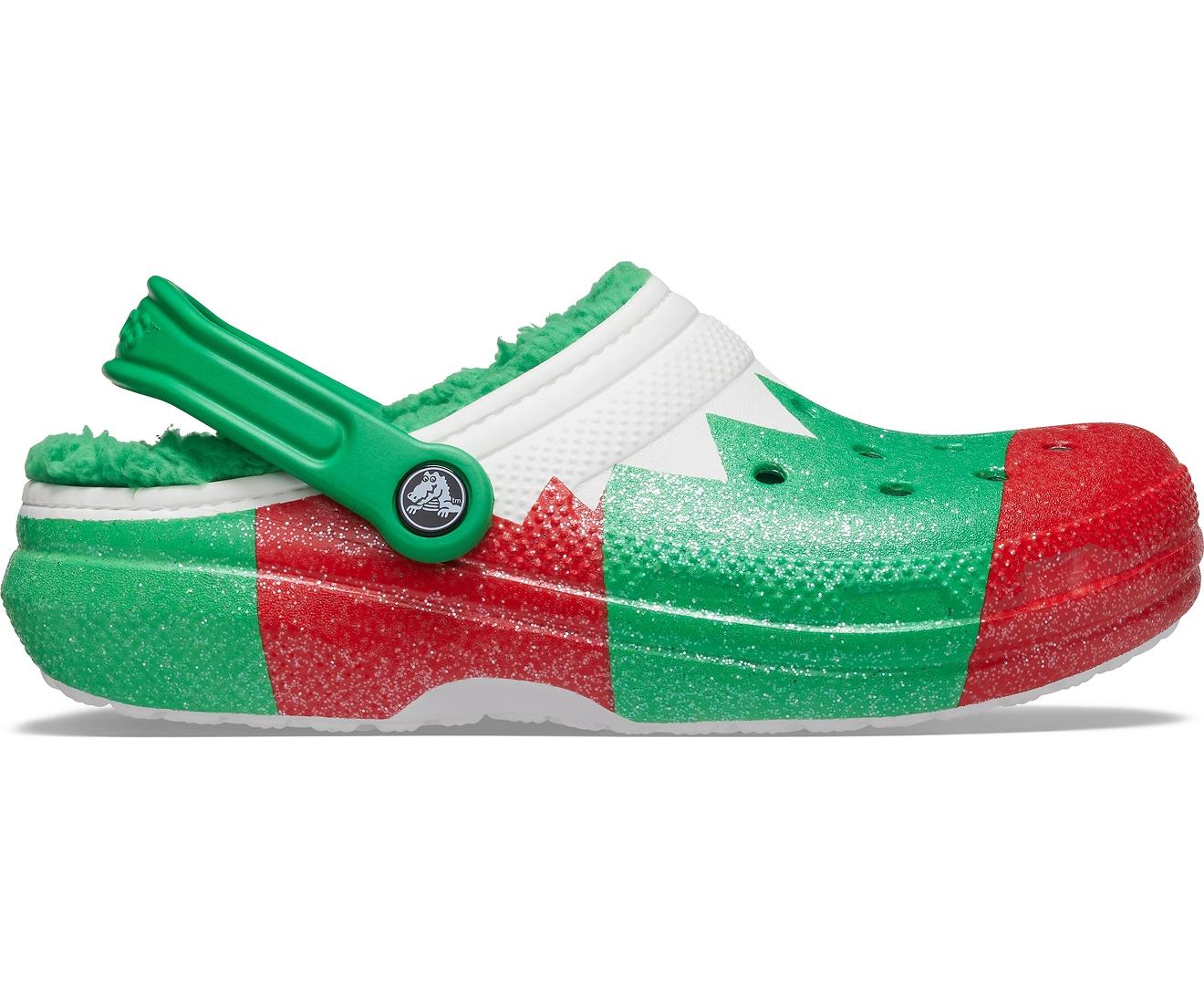 Crocs™ Classic Lined Holiday Clog in Green Lyst Canada