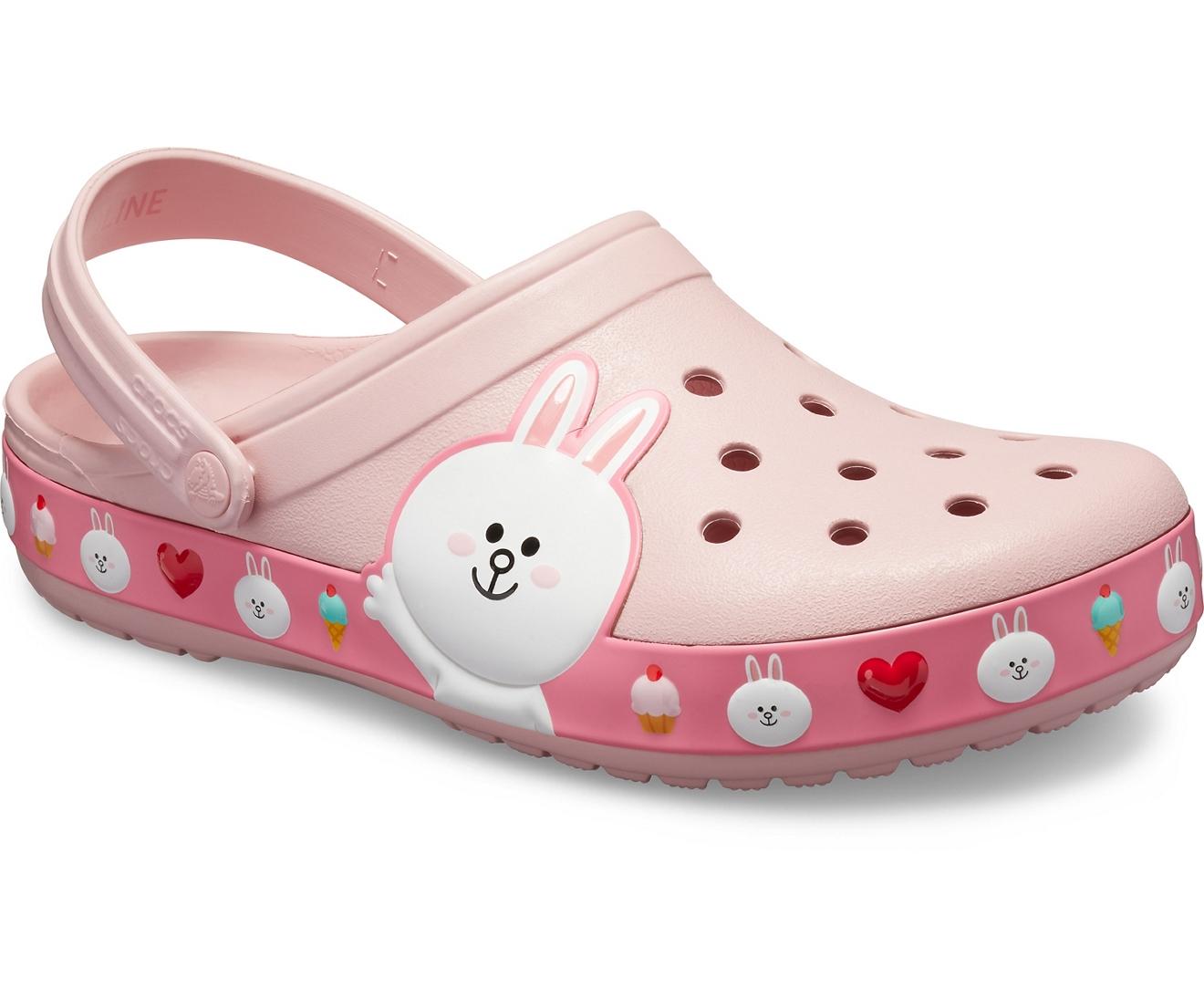 Crocs Petal Pink Crocband Line Friends Clog Lyst