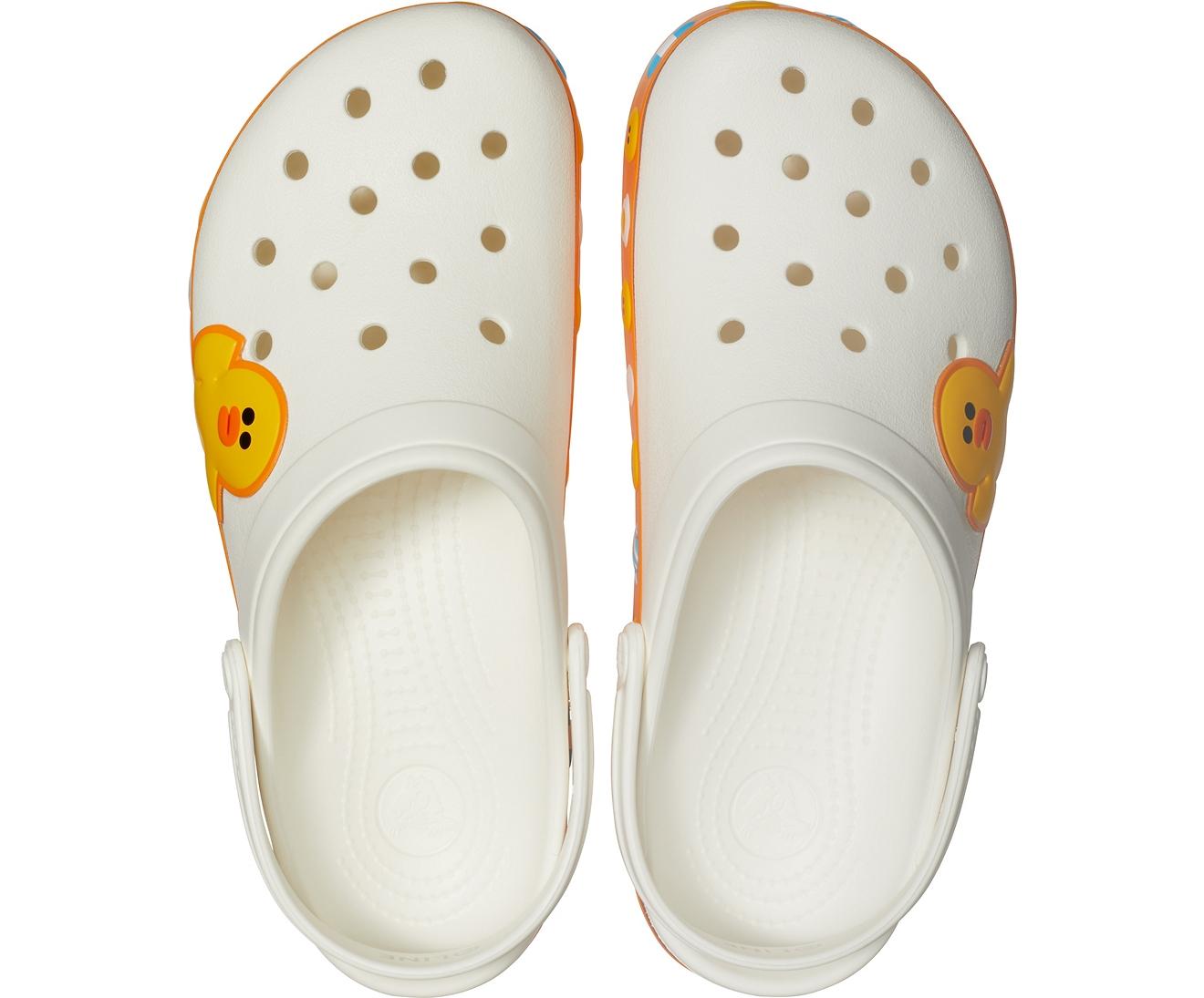 Crocs™ White Crocband Line Friends Clog | Lyst