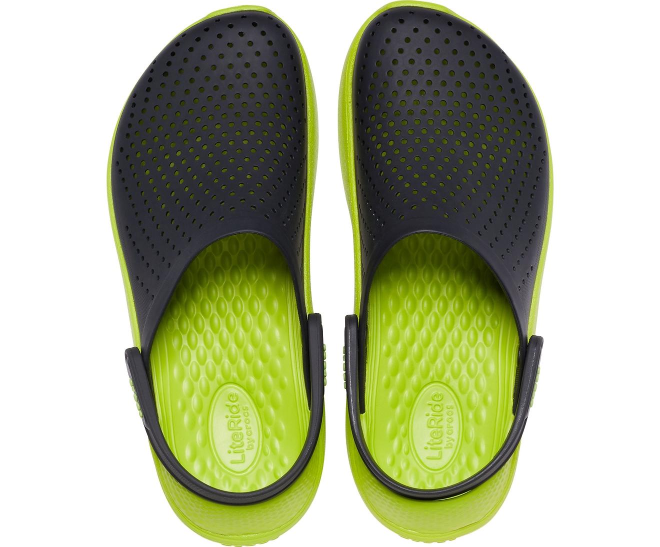 Crocs literide black green Clearance