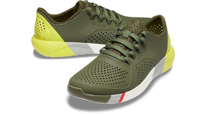 crocs men's literide colorblock pacer sneaker