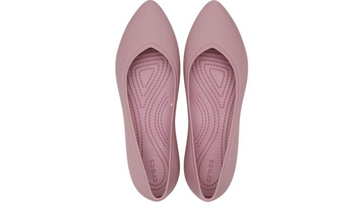Crocs™ Brooklyn Pointed Flat; Cassis in Black Lyst Canada