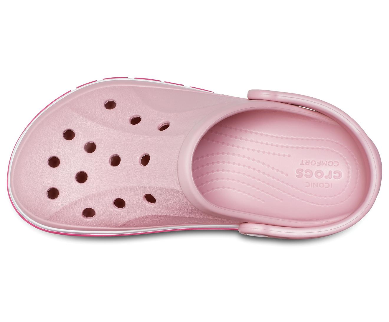 petal pink crocs