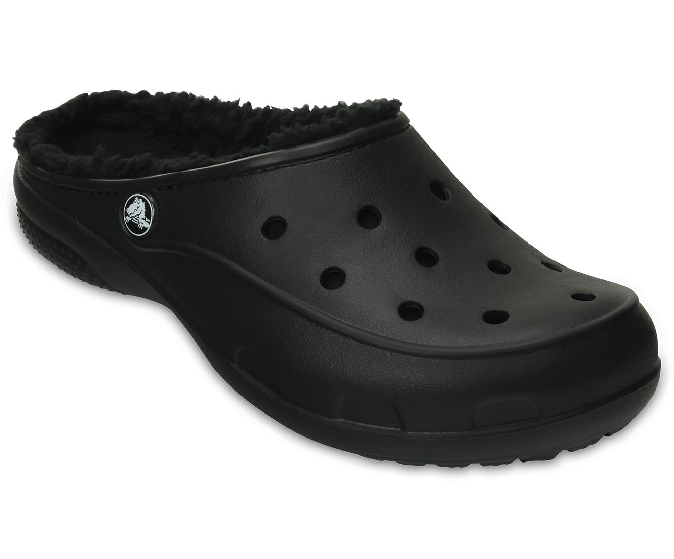 Crocs™ Freesail Plush Fuzzlined Clog in Black Lyst
