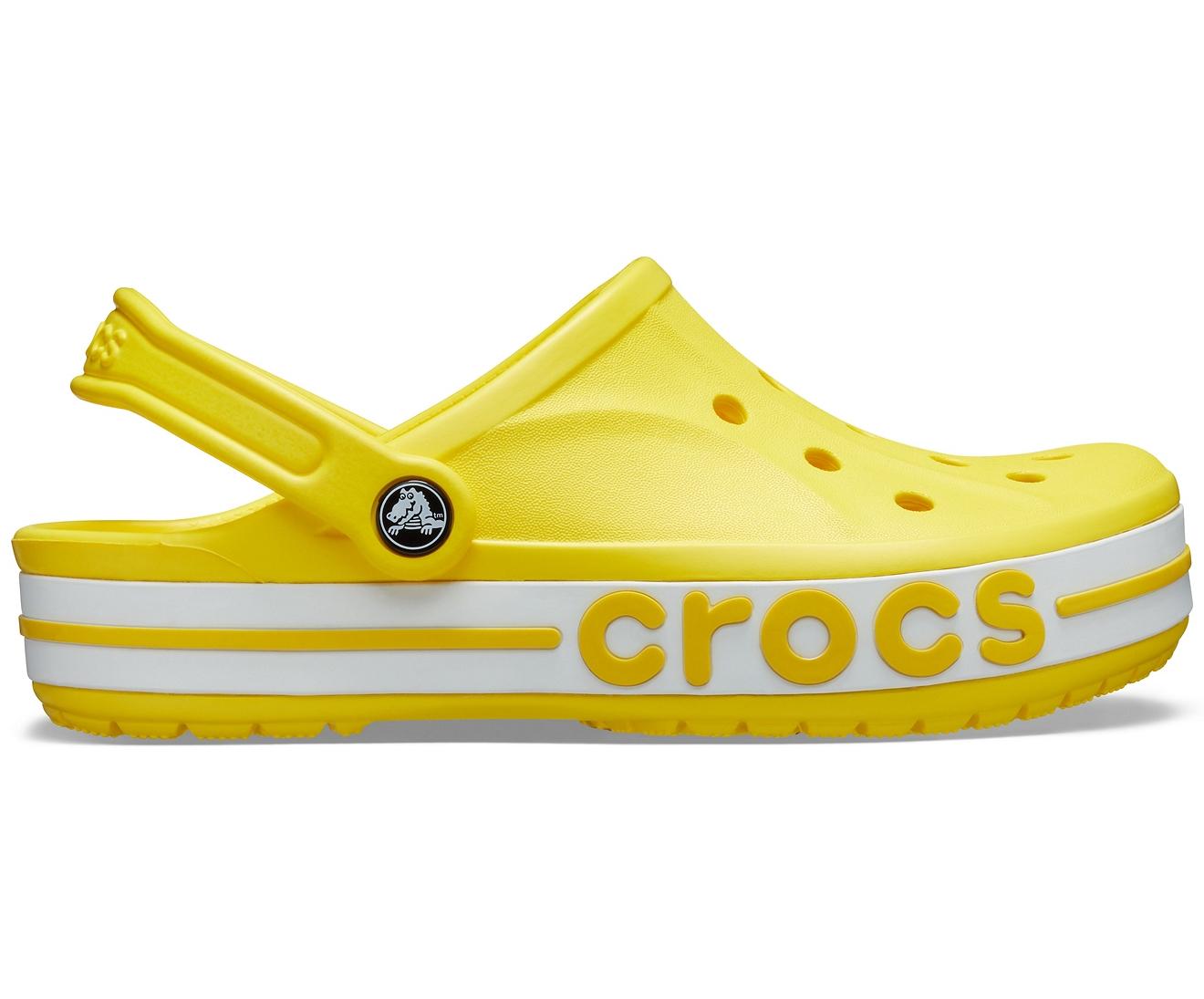 Yellow bayaband crocs Clearance