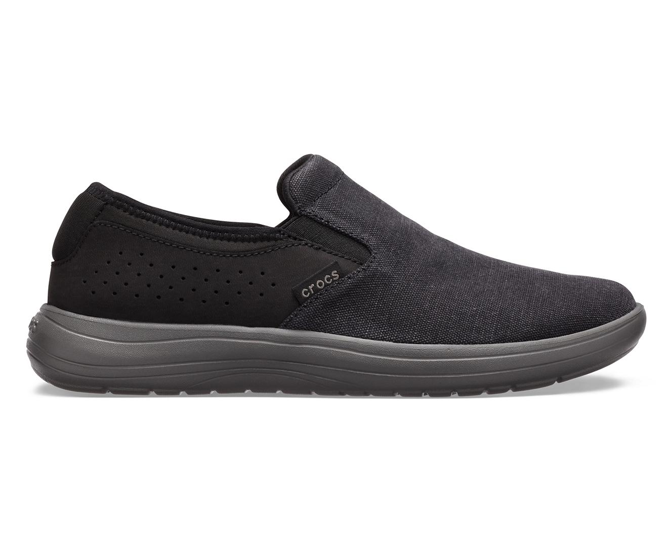 crocs reviva canvas slip on