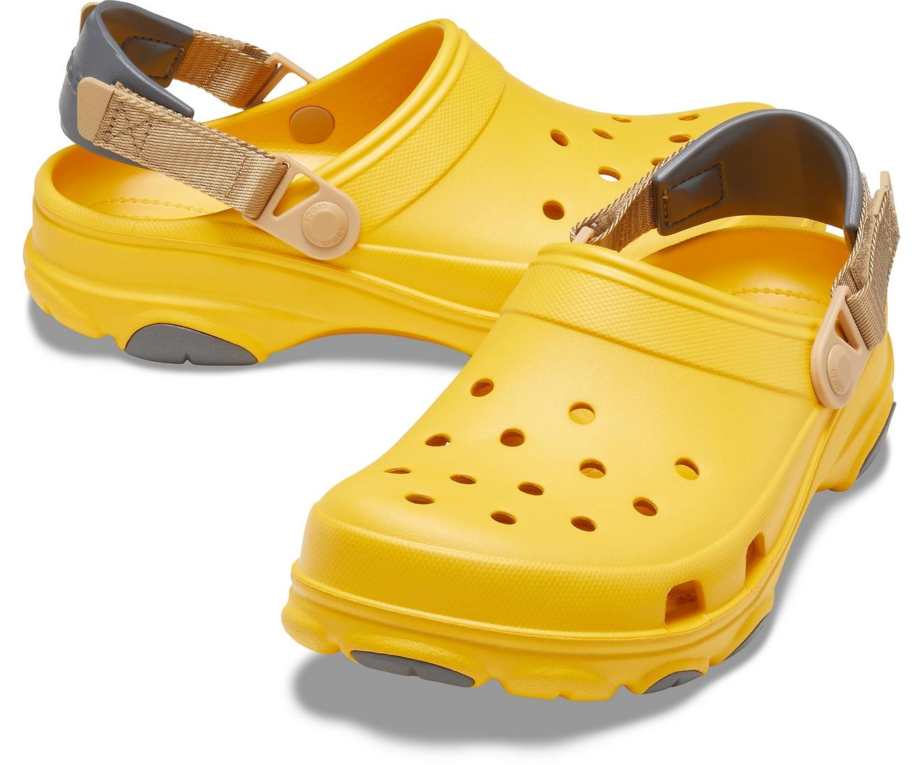 crocs yellow clogs