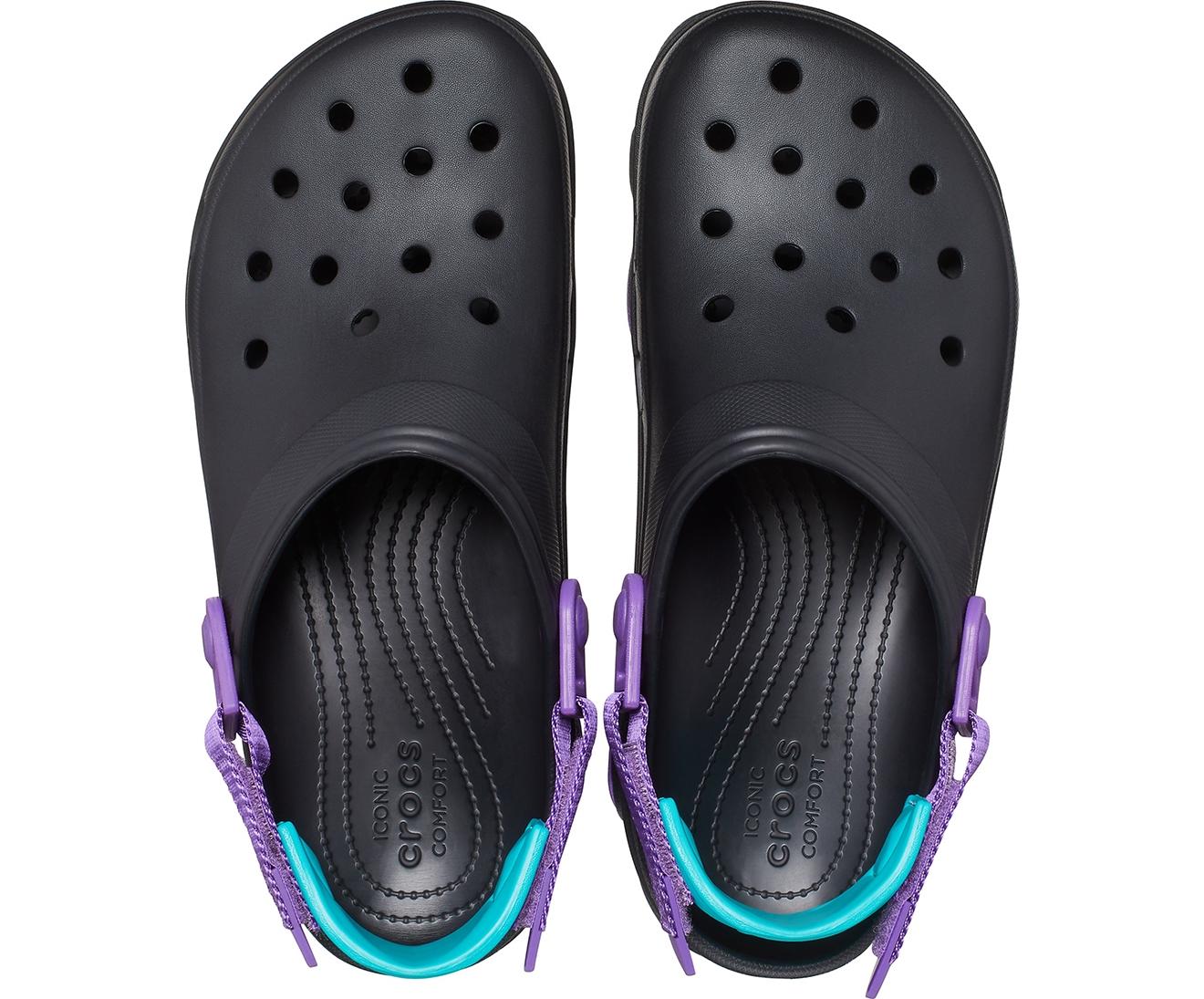 purple crocs size 5