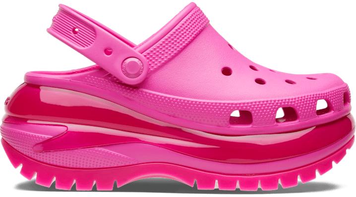 Neon pink deals crocs