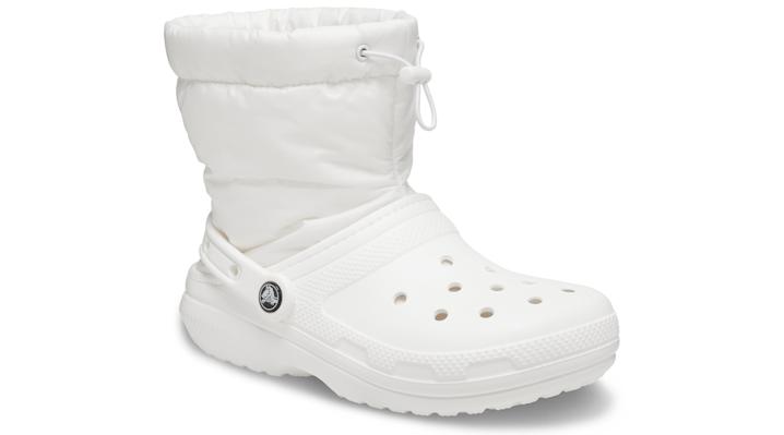 classic lined neo puff boot white