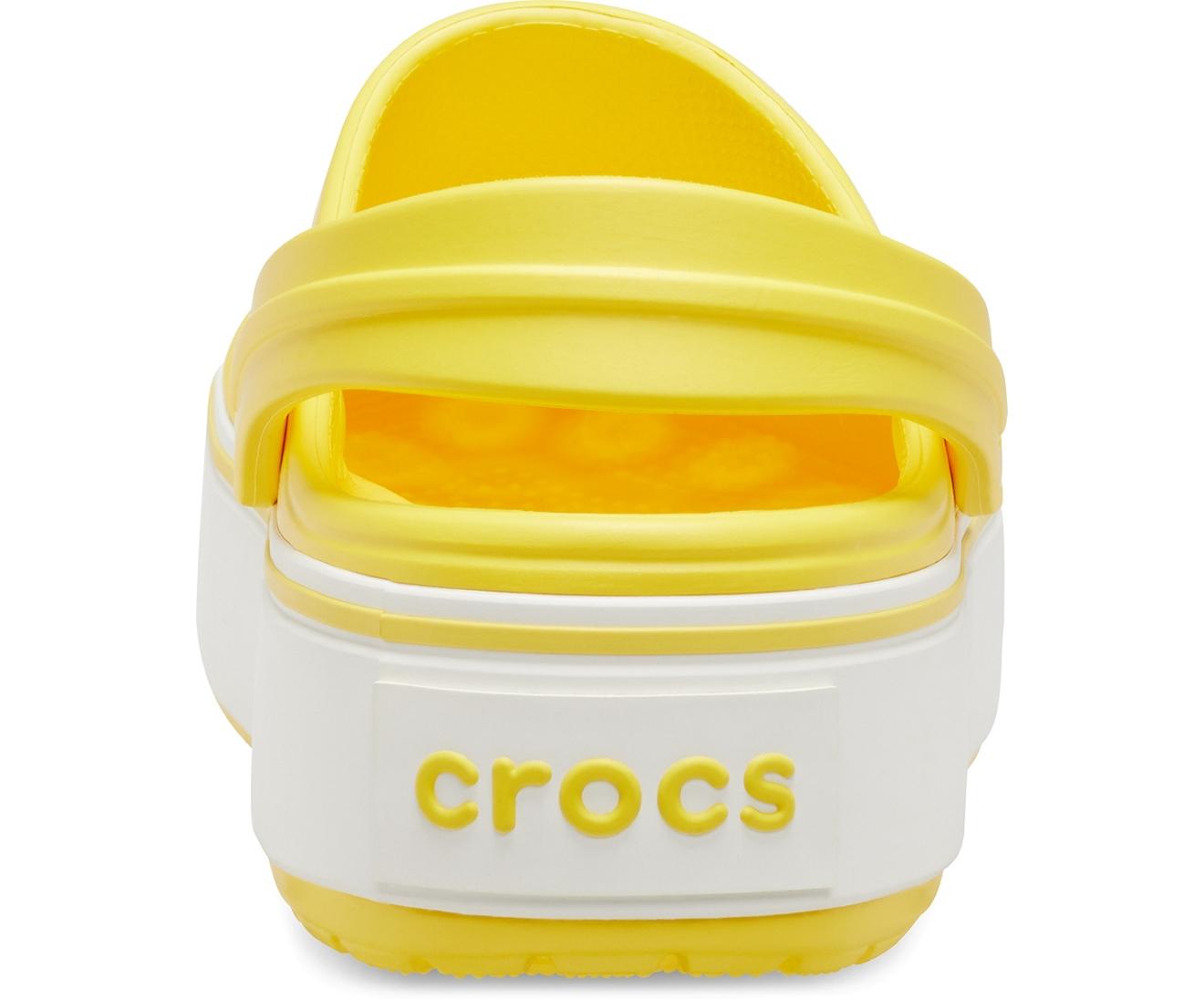 yellow crocs platform