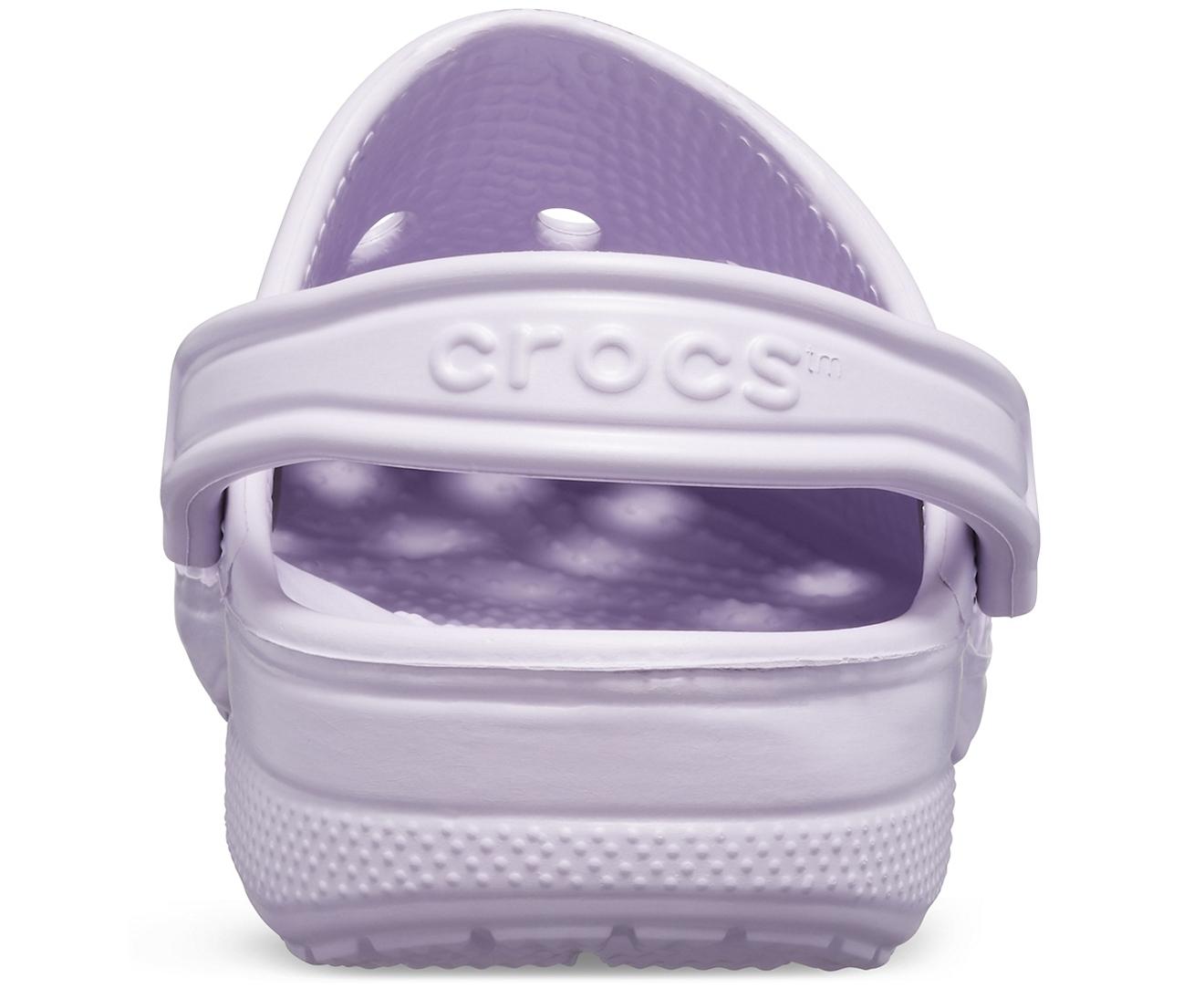Buy > lavender crocs fuzzy > in stock