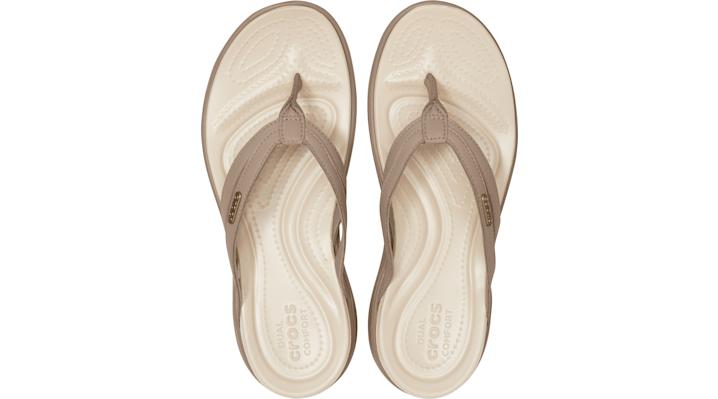 Crocs dual clearance comfort flip flops