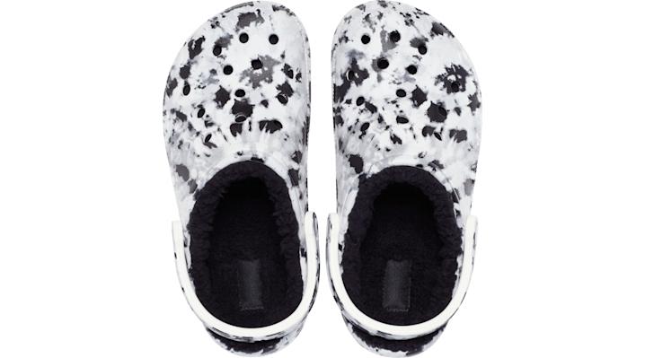 crocs baya printed lined clog