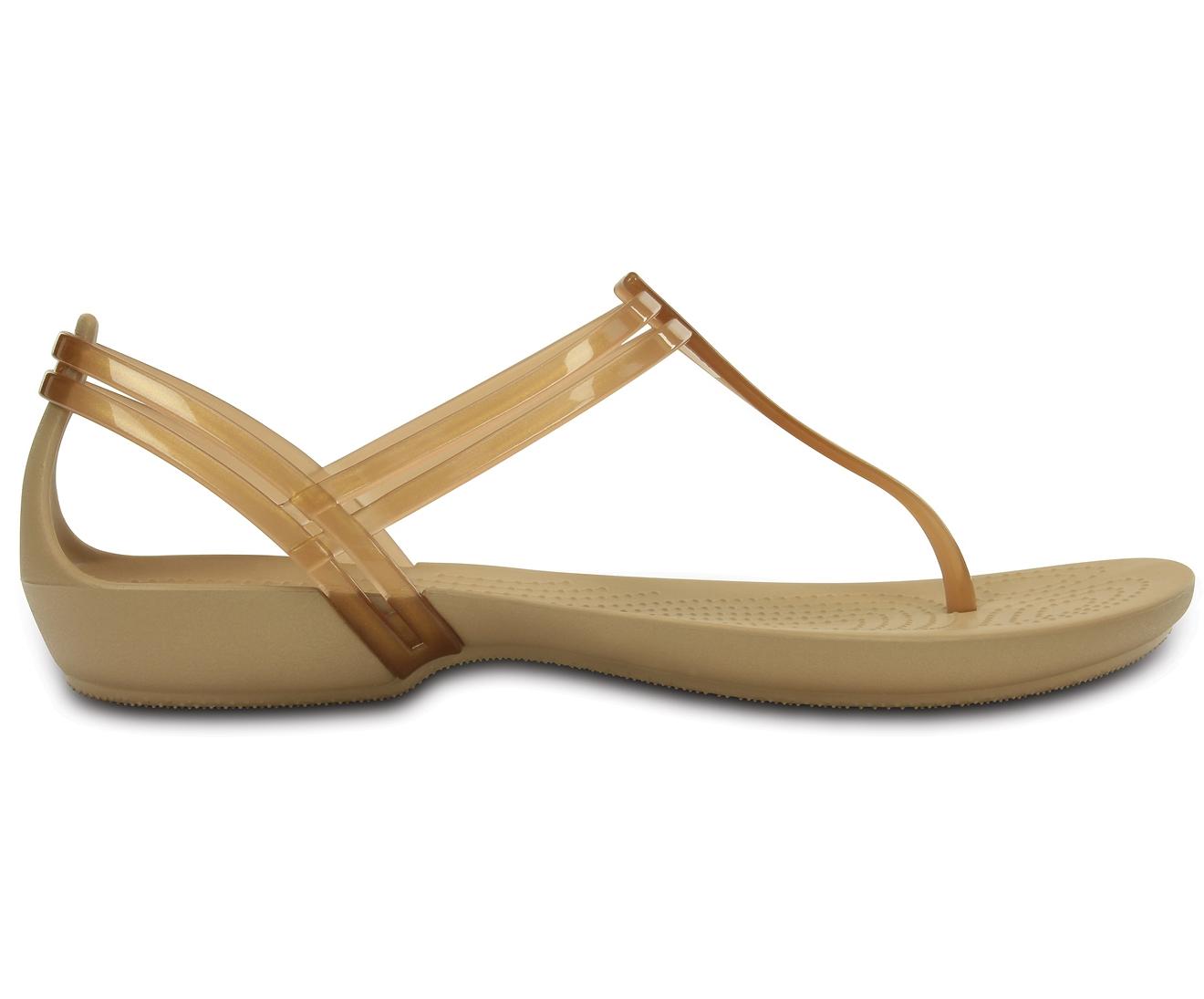 New Women's Crocs Isabella T-Strap Sandal Shoes SZ 6 7 8 9 10 