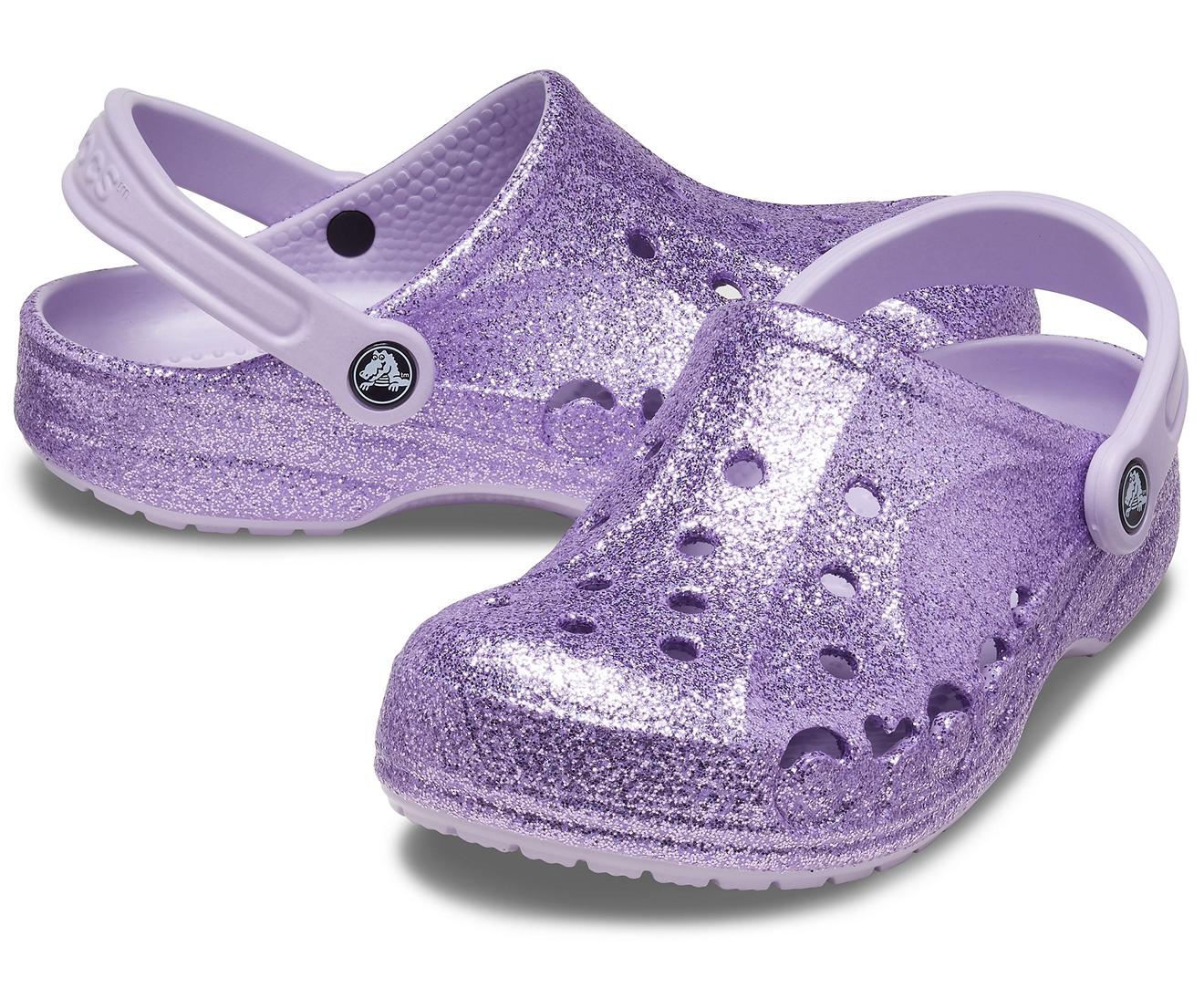 Baby Purple Classic Glitter Clogs Ssense Scarpe Zoccoli 