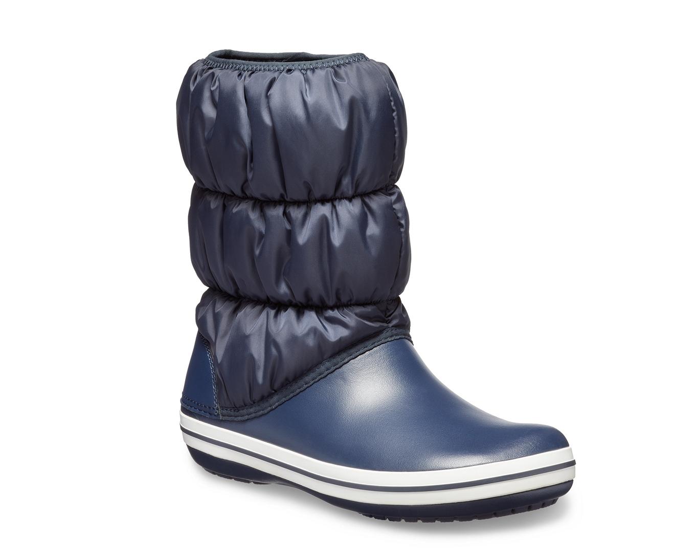 crocs winter puff boots