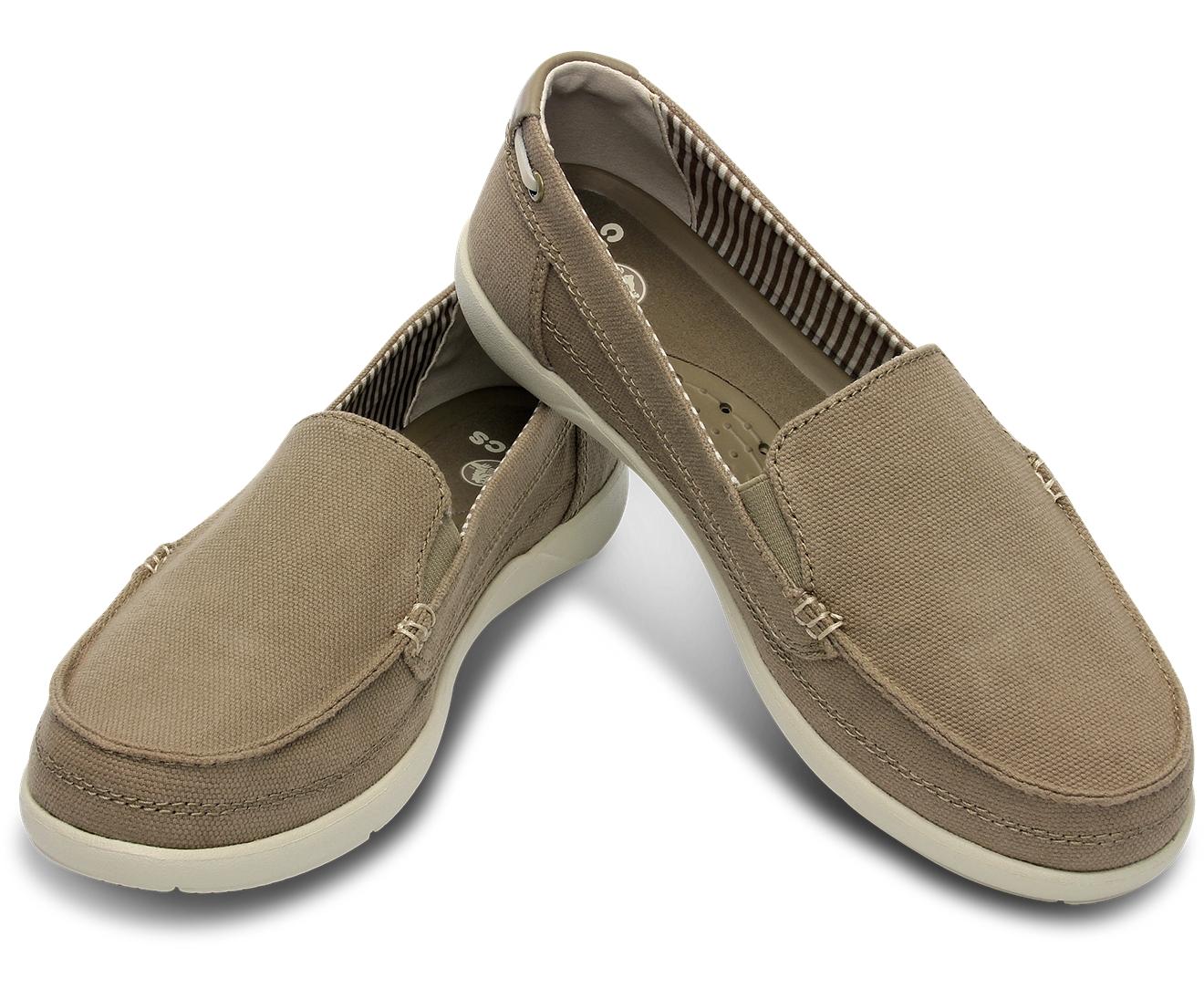 crocs women's canvas loafers