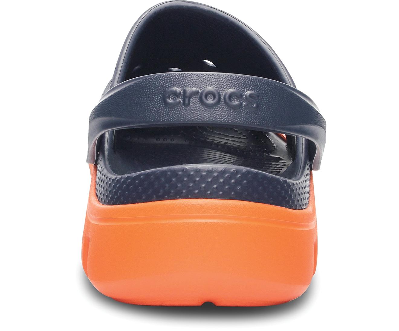 Crocs™ Navy / Orange Duet Sport Clog in Blue | Lyst