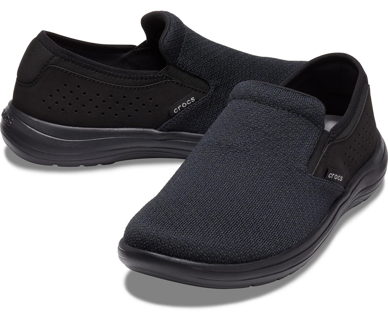 Crocs™ Reviva Slip-on in Black/Black (Black) for Men - Lyst