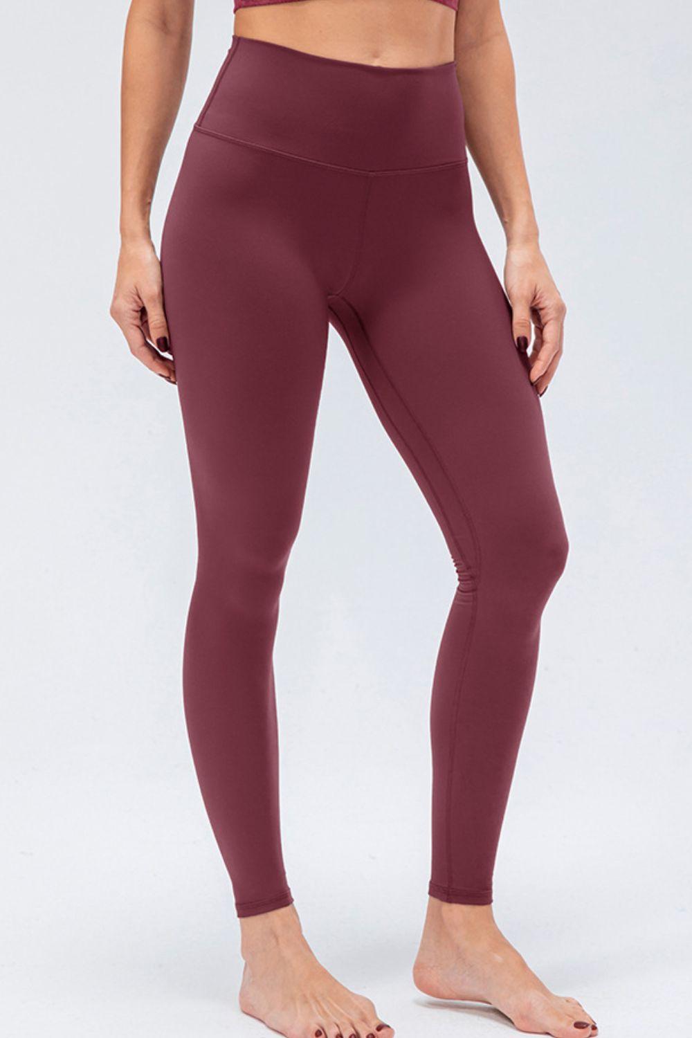 Crystal Wardrobe - Women's Elastic Waistband Ankle-Length Yoga Leggings