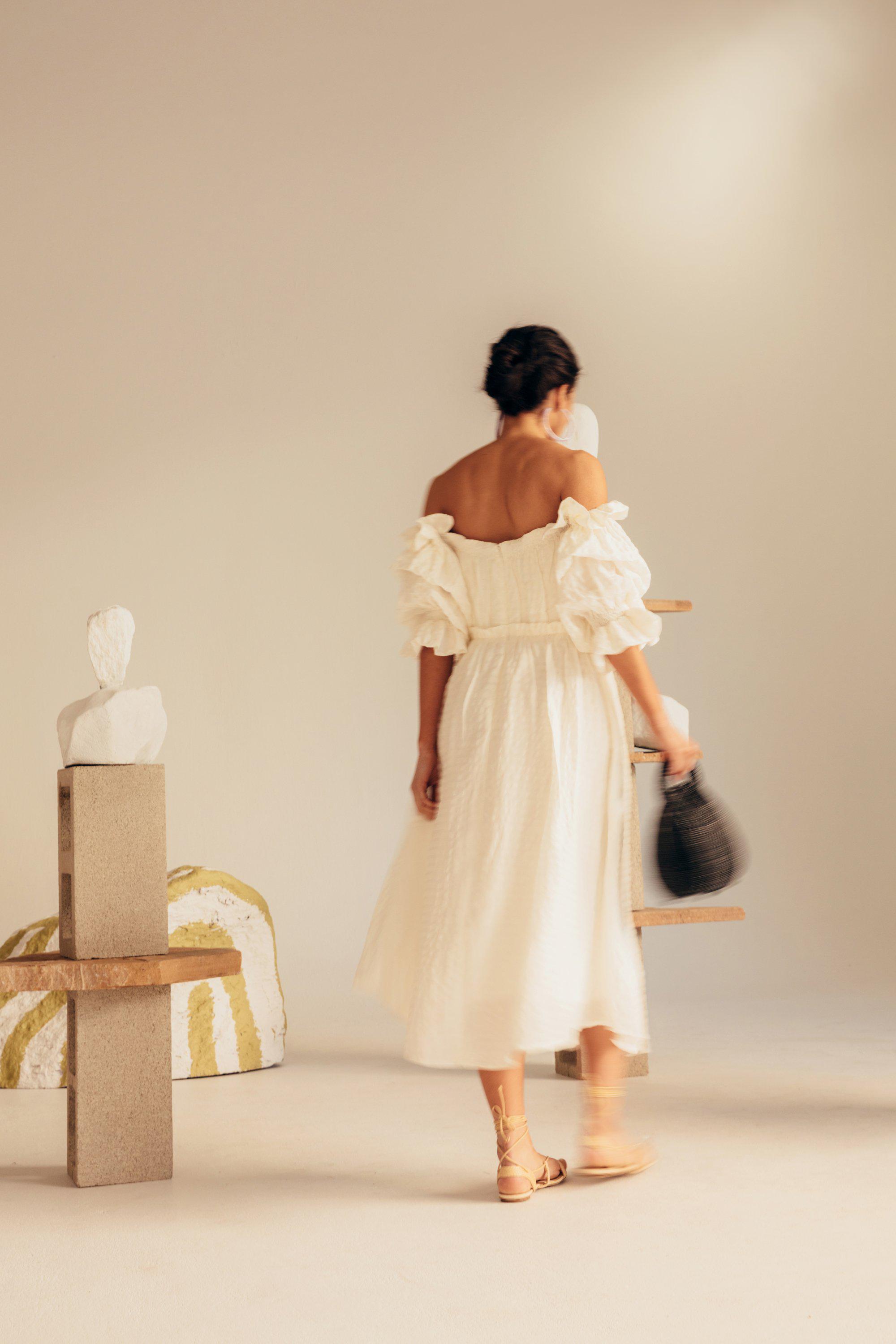 cult gaia dress white
