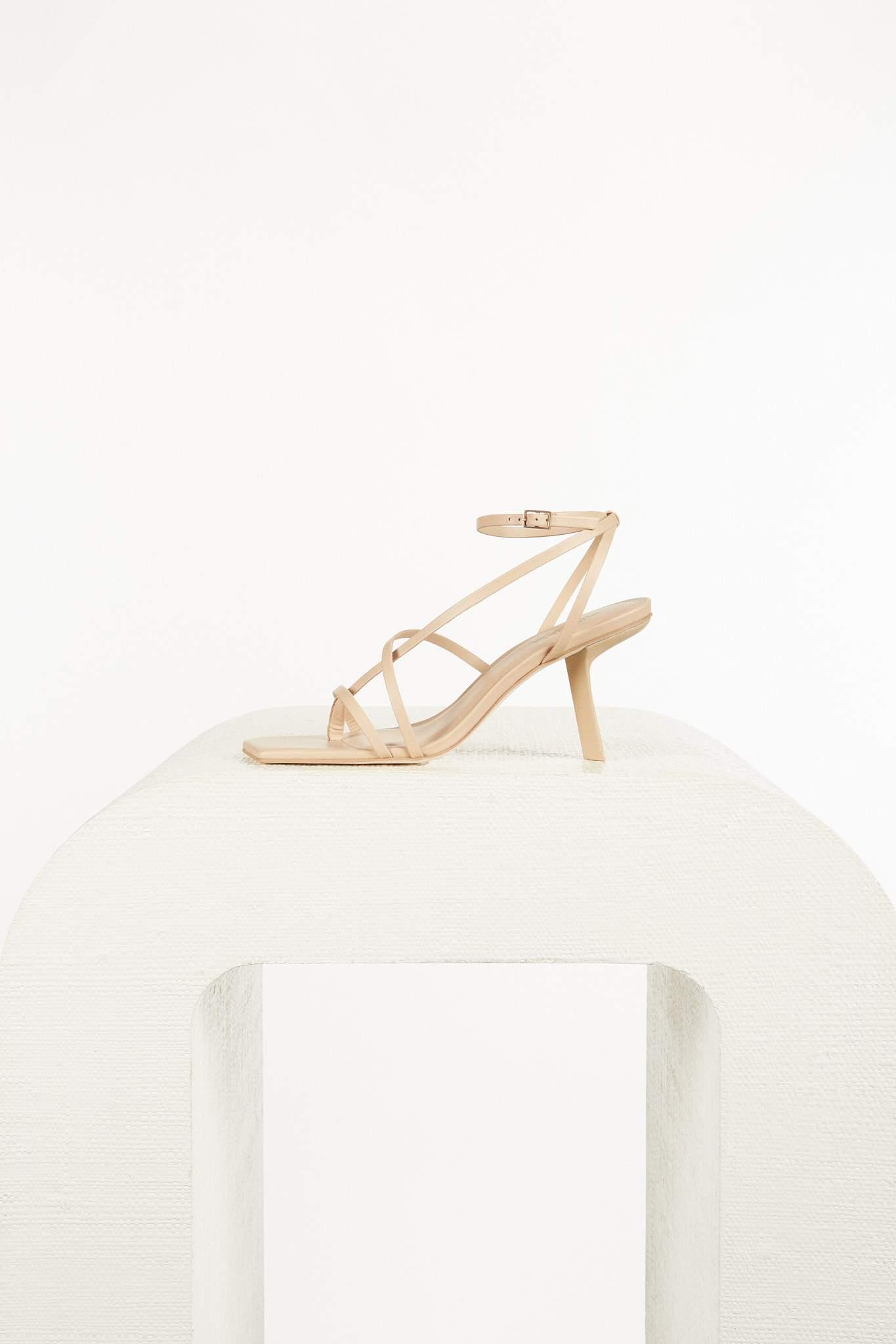 Cult Gaia Leather Tae Heel | Lyst