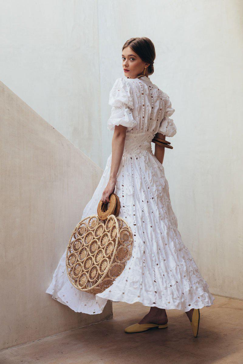 cult gaia dress white