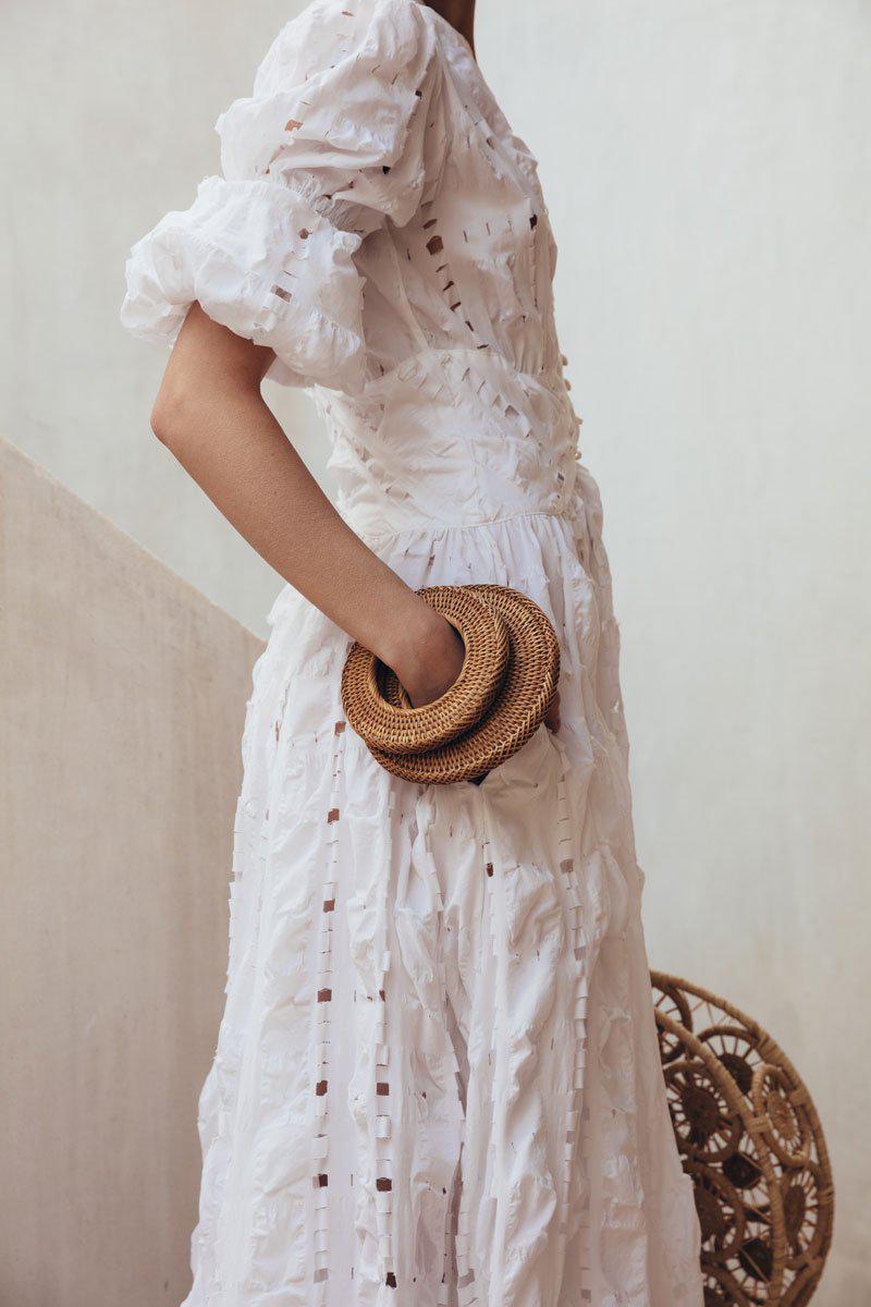 cult gaia dress white