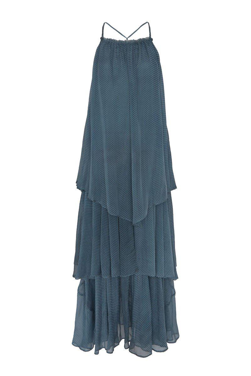 Cult Gaia Chiffon Athena Gown in Blue - Lyst