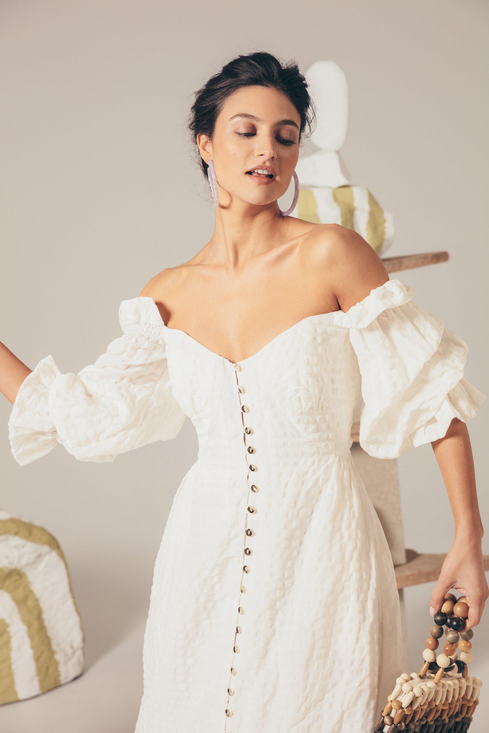 cult gaia dress white