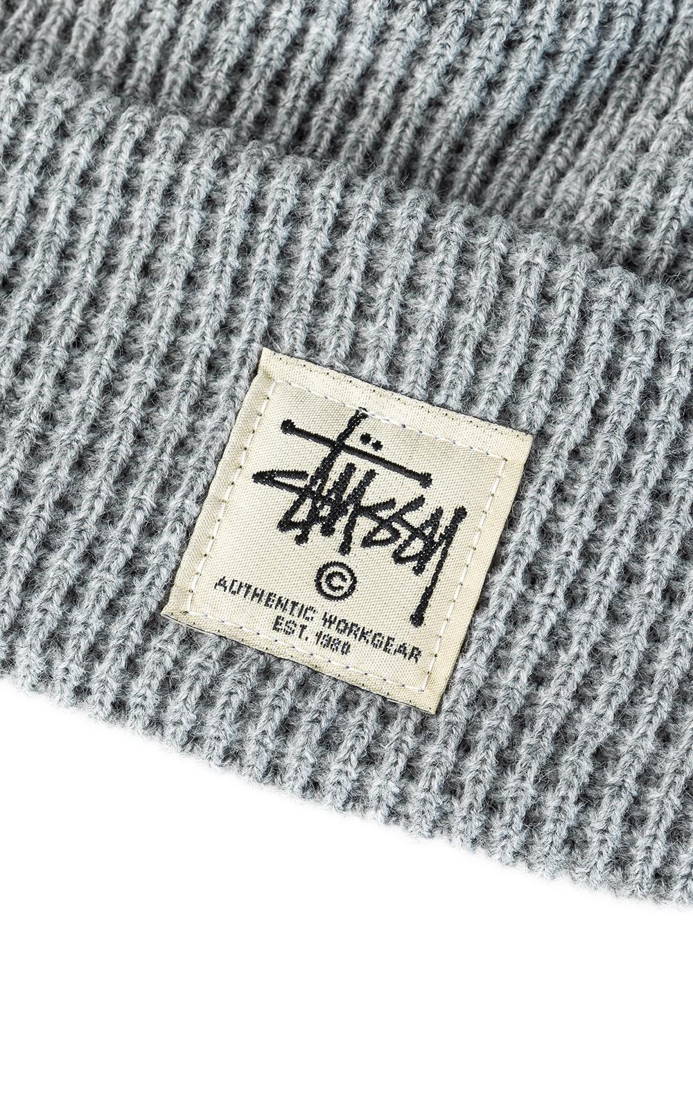 stussy waffle knit cuff beanie