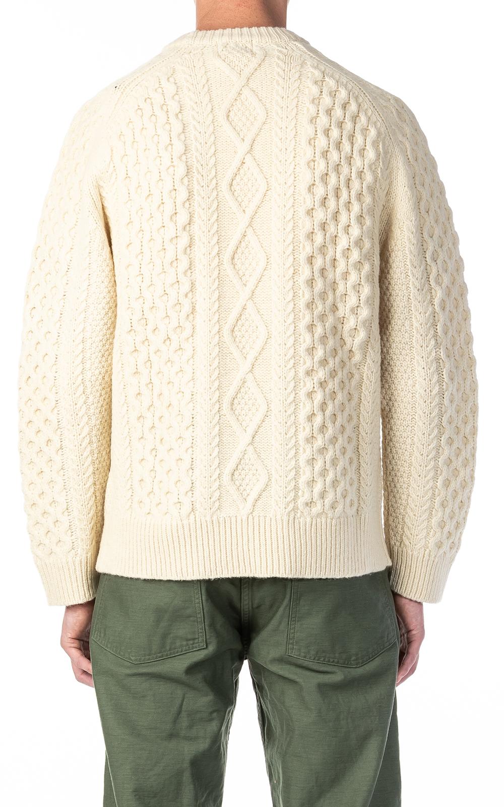 Levi's Wool Aran Sweater Creme Brulee in White, Nature, Beige (Natural) for  Men - Lyst