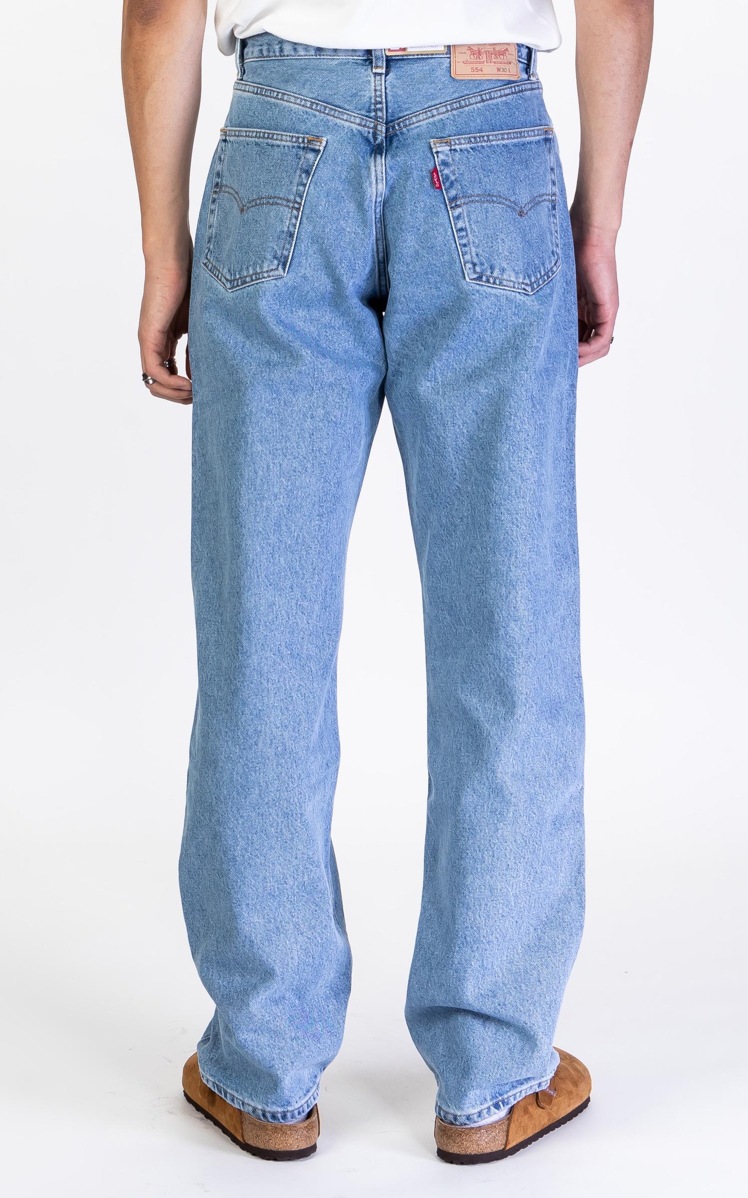Levi's Denim 554 Relaxed Jeans 80s Bright Stone in Blue for Men | Lyst  Canada