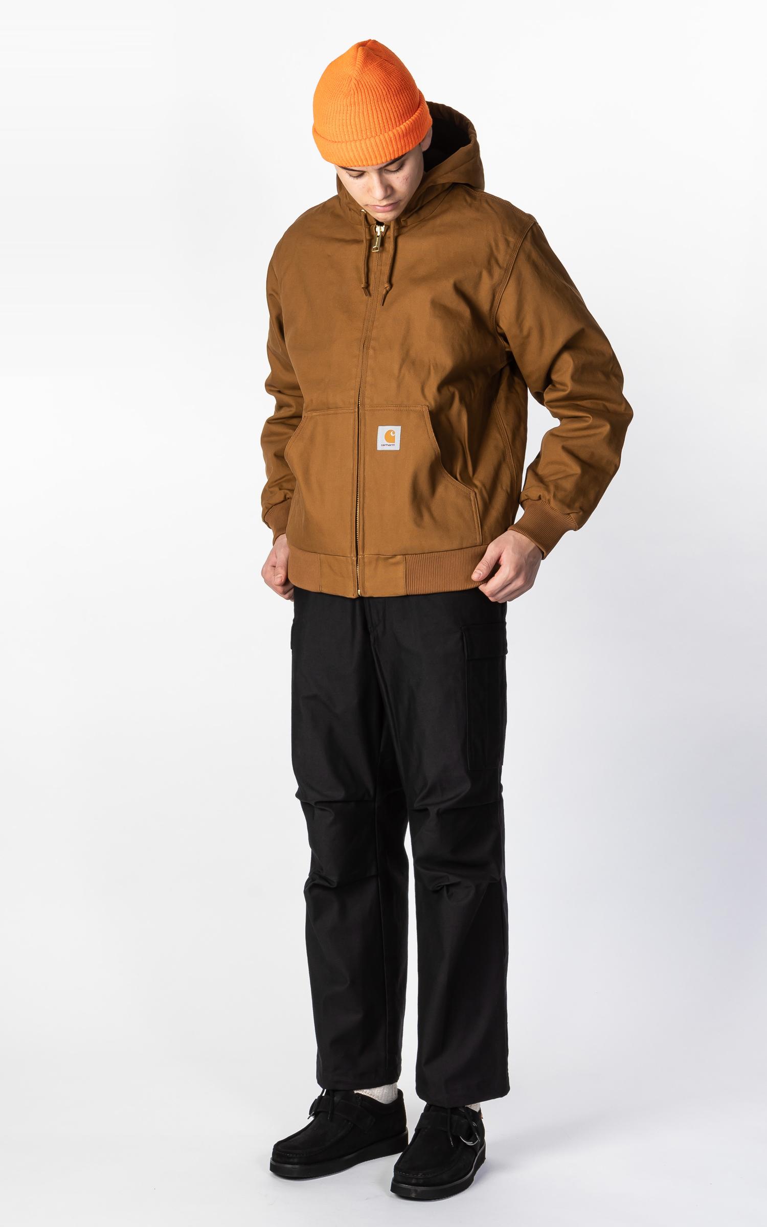 carhartt wip active jacket hamilton brown