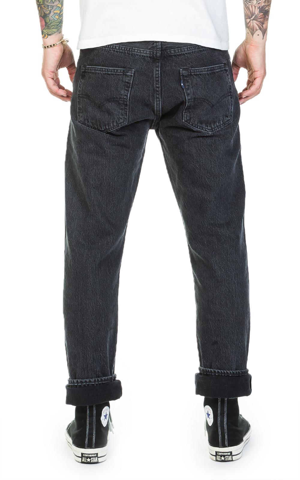 Levi's Cotton 501 Original Fit Black Stonewash for Men | Lyst