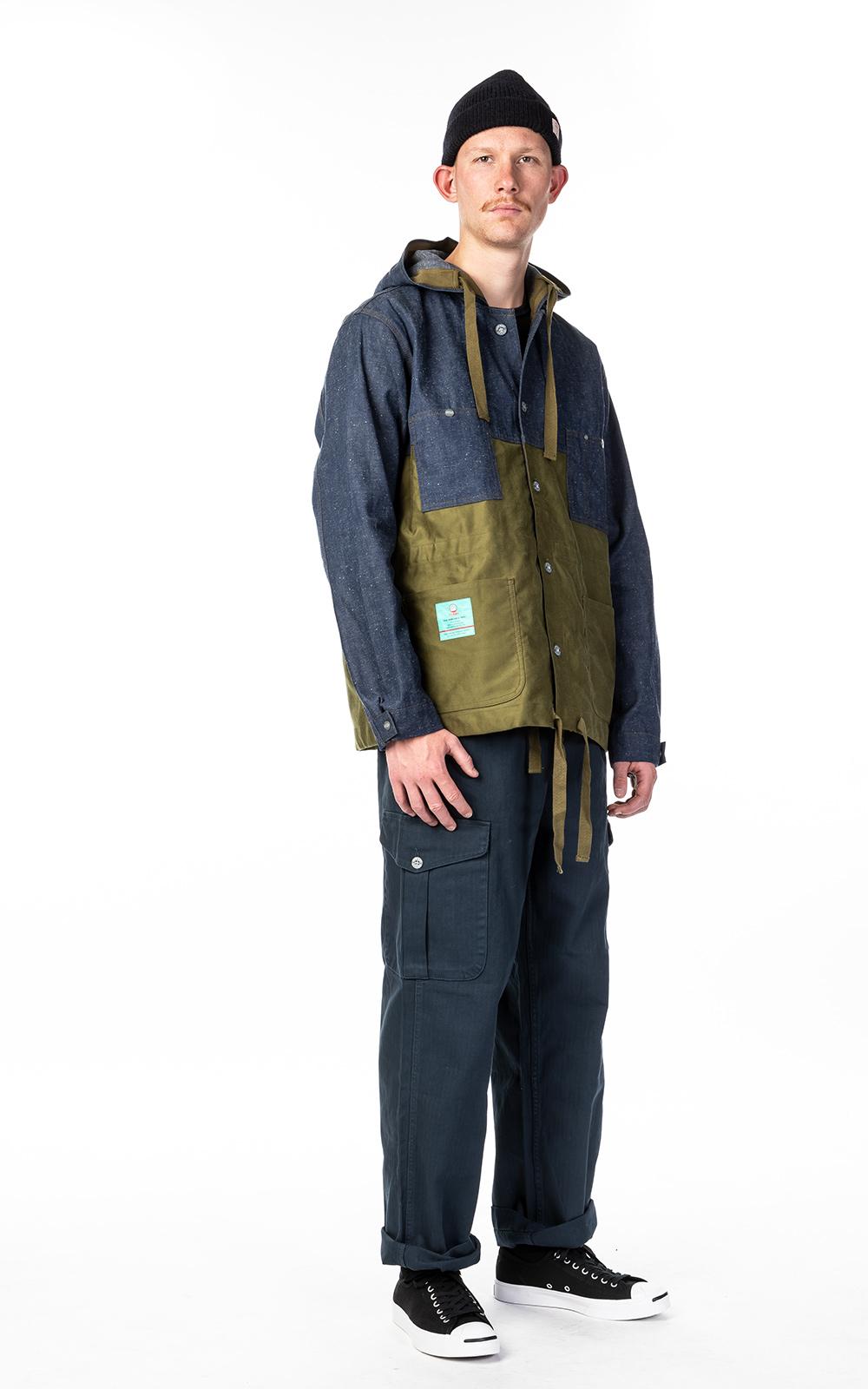 hooded chore coat