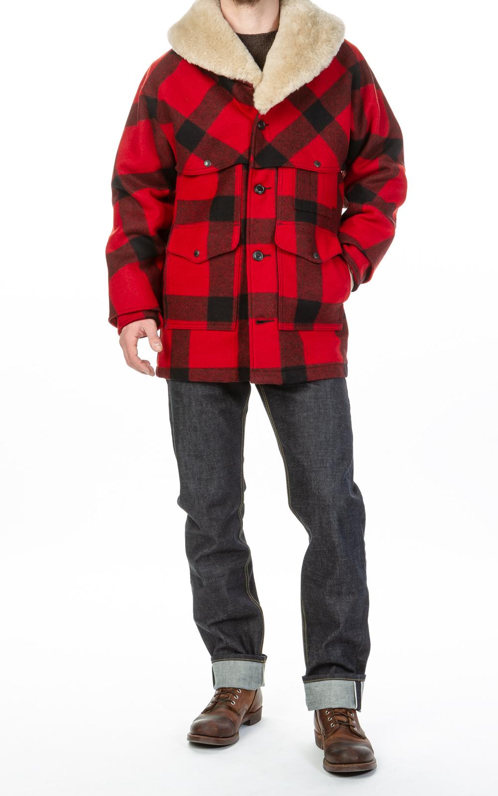 lined wool packer coat