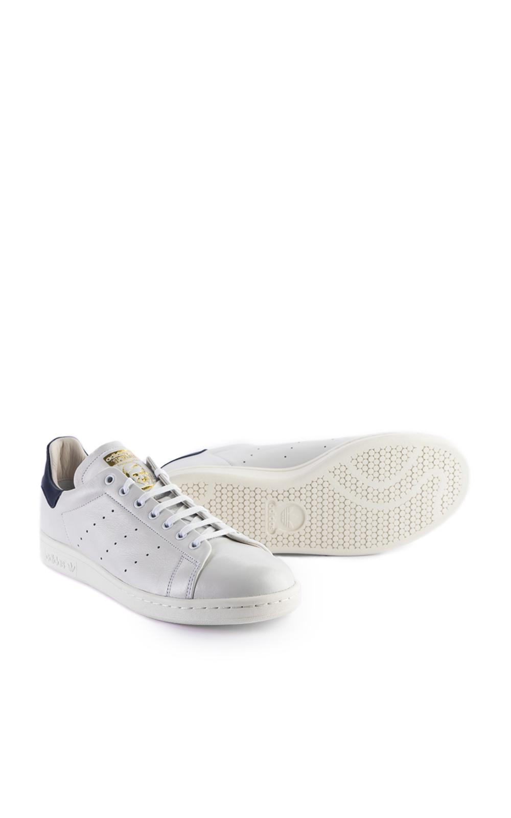 adidas Originals Leather Stan Smith Recon White/navy for Men | Lyst