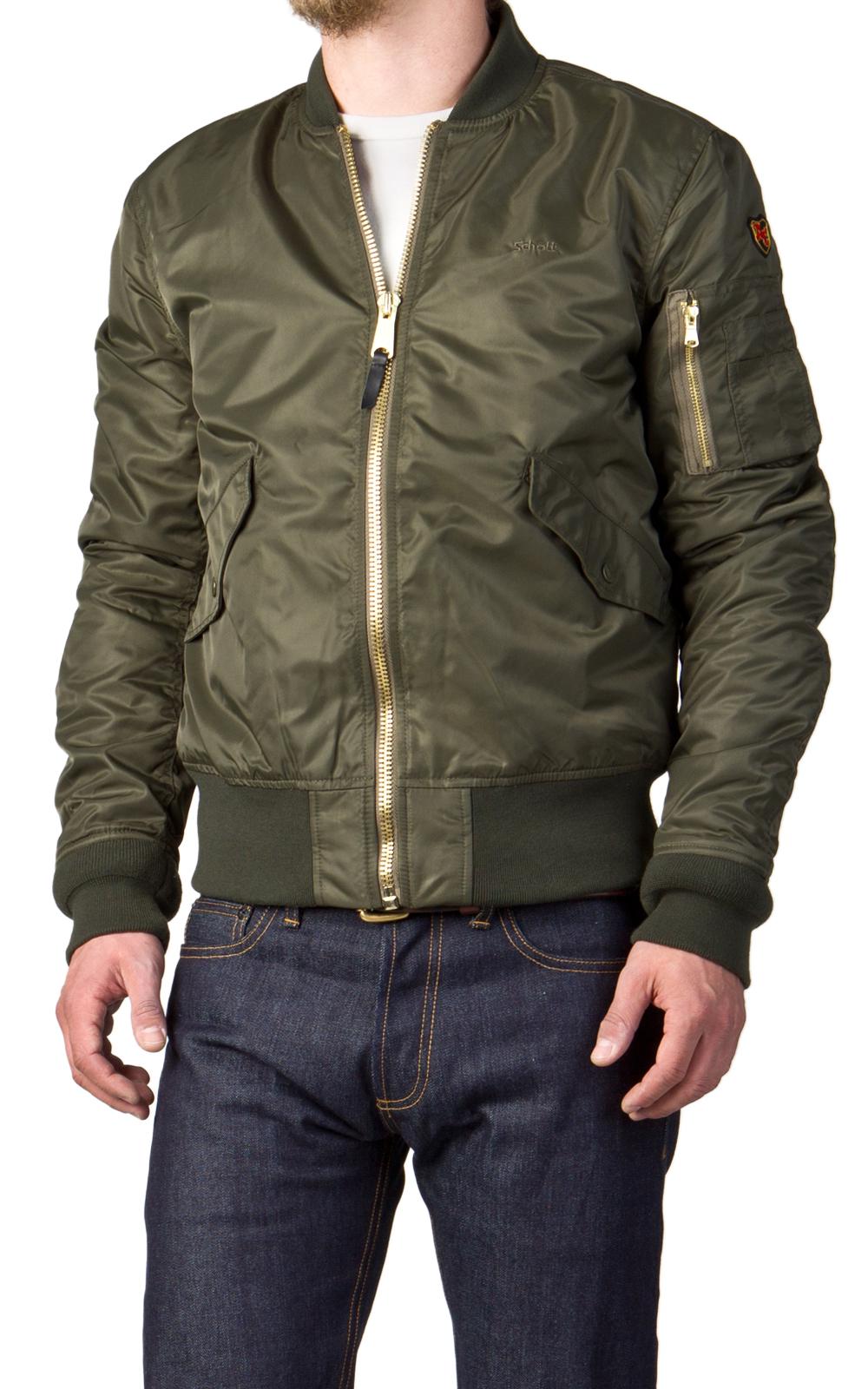 schott nyc ac bomber jacket