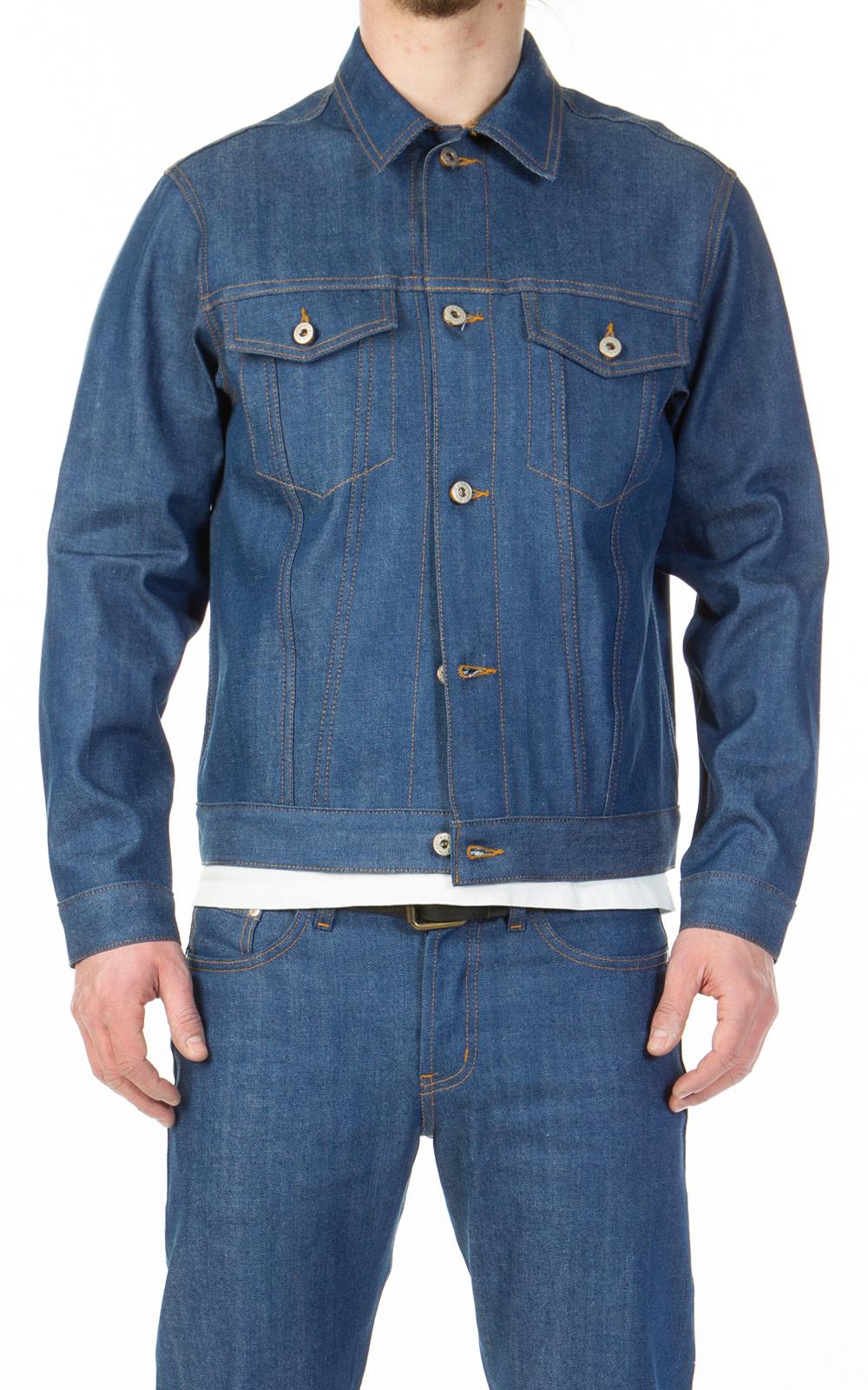 naked and famous clear blue selvedge